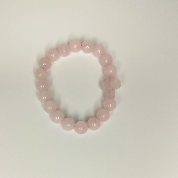 Set of 2 quartz Christian beaded bracelets - Picture 3 of 3